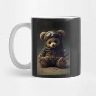 Pilot Teddy Bear Mug